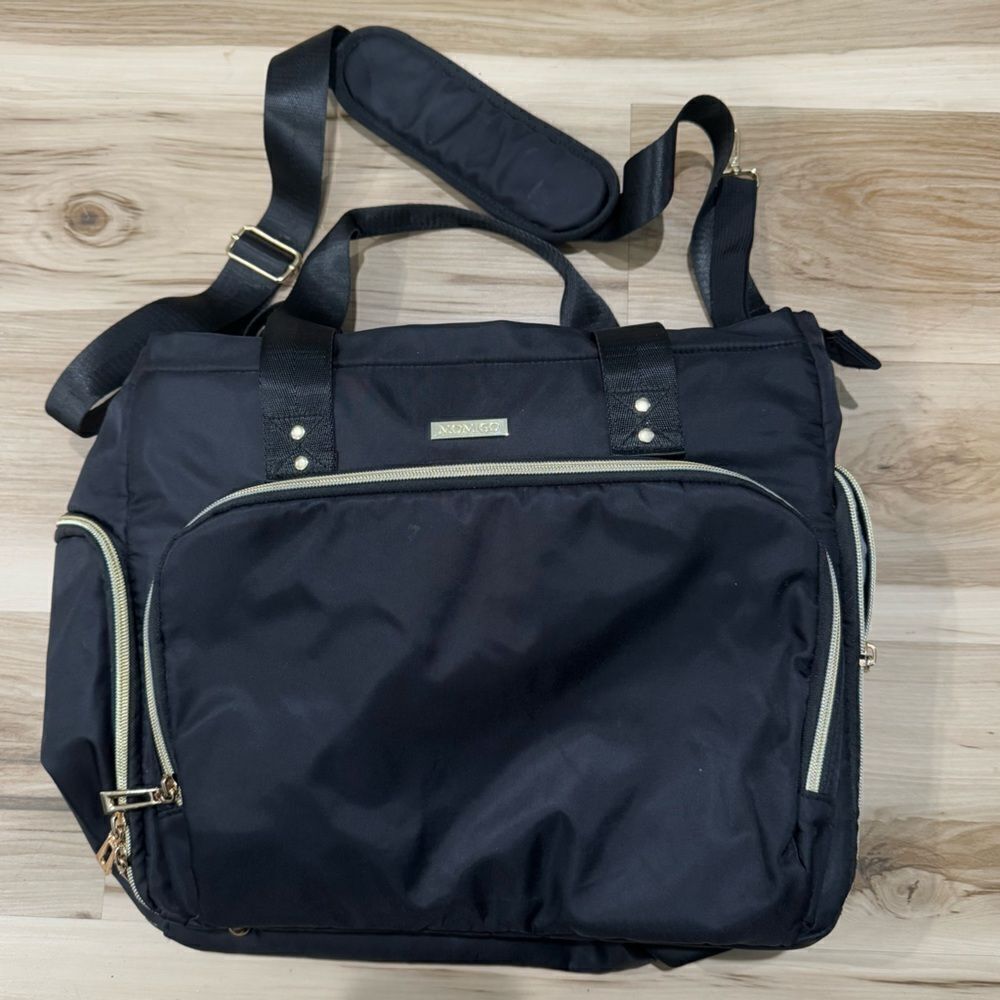 Momigo Diaper Tote Bag Black Unisex